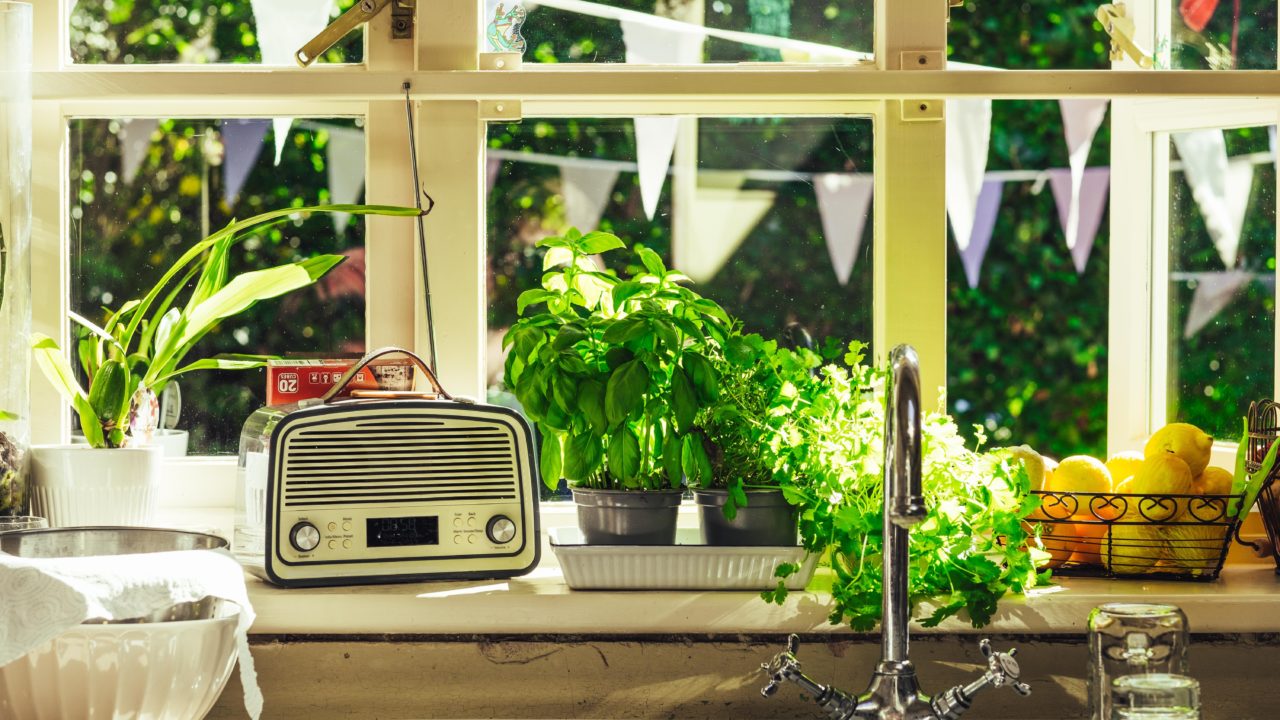 Kitchen Herb Gardens:  an eco-friendly up-cycled gift idea